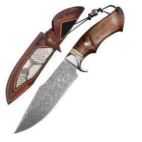 Forging Outdoor Self-defense Straight Knife