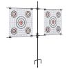 Target Paper Stand with Shooting Papers 30.7"x29.9" Steel