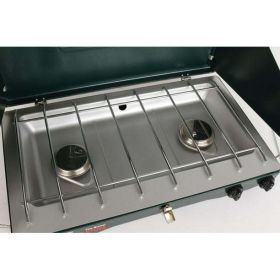 Portable Matchlight 10,000 BTU 2-Burner Propane Stove