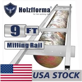 9FT Genuine Holzfforma® Milling Rail System Milling Guide Set Works with all 20/24/36/48 inch Small Chainsaw mills