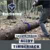 Alloy Timberjack Wood Chuck Log Lifter Roller Fencing Jack Hook Detachable Tool Blue color With Two Jacks