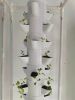 DIY Green Garden 15 Layer 45 Plants Sites Vertical Hydroponic Tower with Pump and Movable Water Tank