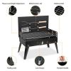 Portable Charcoal Grill Foldable BBQ Suitcase Grill Shelf For Outdoor Camping Picnics