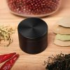 Tobacco Herb Grinder 4-Piece Metal Small Hand Crusher Mill Magnetic Top Black US