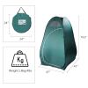 Portable Outdoor Shelter Pop-up Toilet Dressing Fitting Room Privacy Tent Army Green