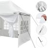 10X20ft EZ Pop Up Canopy Folding Gazebo/White