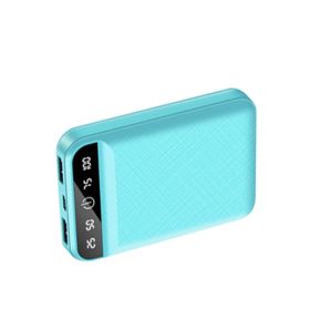 Mini Power Bank 20000 MA Small Portable Large Capacity Mobile Power Supply (Option: Blue-20000 MA)