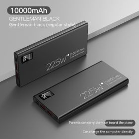 Two-way Super Fast Power Bank Large Capacity (Option: Black-10000 MA)