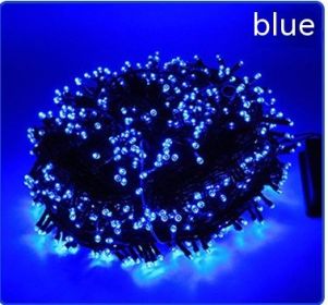 Solar-powered String Lights 8 Function LED Outdoor Waterproof (Option: Blue-Common Style 22 M 200 Lights)