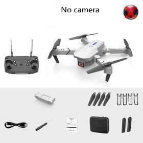 Dual-Lens Folding Drone Fixed-Height Four-Axis Aerial Photography Remote Control (Option: White-No pixels-1 battery)