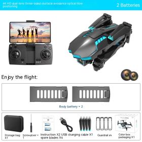 UAV 4K HD Aerial Photography Optical Flow Positioning Dual Camera Obstacle Avoidance Fixed Height Remote Control (Option: Optical Flow Dual Lens 2)