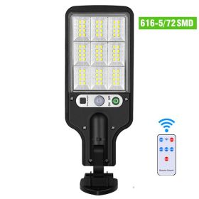 Outdoor Solar LED Motion Wall Lamp (Option: 6165With remote control)