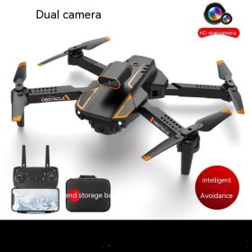 S91 Folding Obstacle Avoidance HD Drone For Aerial Photography (Option: Matte Black-Single Battery)