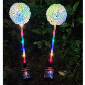 Solar Garden Simulation Dandelion Onion Ball Ground Lamp (Option: Single Pack-Single Head 6LED)