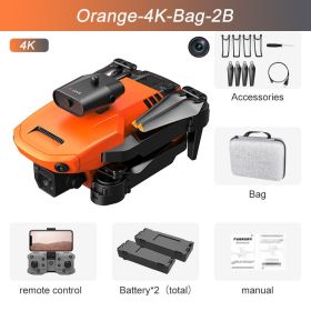 4K High-definition Aerial Photography Aircraft Obstacle Avoidance Remote Control (Option: Orange Dual4K Bag 2B)