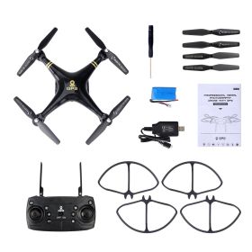 Aerial Photography Dual Intelligent Positioning And Return To Home Four Axis (Option: Battery-Black)