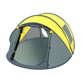 Outdoor  2 People Single-layer Rain Proof Fast Open Tent Camping (Option: Single goose yellow)