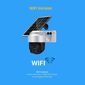 Solar Powered Wireless WiFi Surveillance Camera (Option: A1)