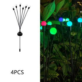 Simulation Firefly Solar Light Outdoor Garden Decoration Lawn Landscape Lamp Xmas Decor Solar LED Lights Outdoor Garden Lights (Option: 6solar-IPL-4PCS)