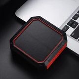 Shared Four Line New Built-in Solar Power Charging Bank 10000MAH Mobile Phone Charging (Option: Black Red)