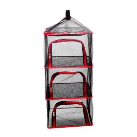 Outdoor Folding Square Hanging basket (Option: Red-39x39x100cm)