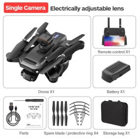 High Definition Aerial Shot Of Quadcopter With 8K Electric Modulation Lens (Option: Black double shot-Three battery plate)