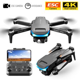 Obstacle Avoidance UAV HD 4K Dual Camera Optical Flow Positioning (Option: Black-Triplate)