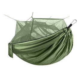 Outdoor Mosquito Net Hammock Outdoor Camping With Mosquito Net Hammock (Color: Green)