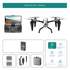 Full Set Of Alloy KS66 UAV Outdoor Sports Aerial Remote-control Smart Toys (Option: Style A-Equipped With Three Batteries)