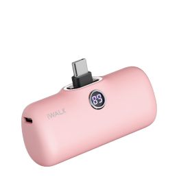 Mobile Power Mini Lipstick Portable Power Pack (Option: Pink-Type C)