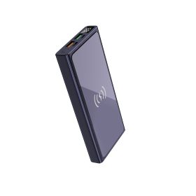 Two-way Fast Charging Large Capacity Wireless Power Bank Mobile Power Supply (Option: Black-20000 MA)