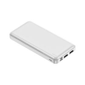 Large Capacity Mobile Power Bank (Option: White-10000Mah)