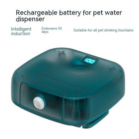 Cat Automatic Water Dispenser Charging Companion Wireless Smart Rechargeable Battery (Option: Green-5000 MA)