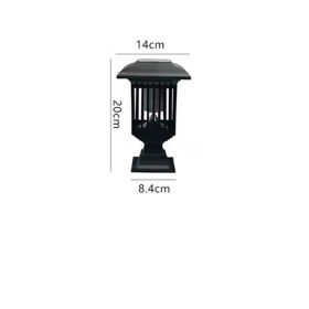 Solar Outdoor Electric Mosquito Lamp Rainproof Light Control (Option: Square portable)