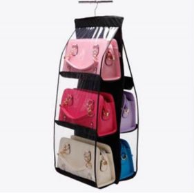 Non-woven Camping Hanging Storage Bag (Color: Black)