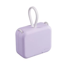 Multi-function Bracket Mobile Power Supply (Color: Purple)