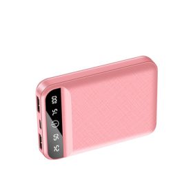 Mini Power Bank 20000 MA Small Portable Large Capacity Mobile Power Supply (Option: Pink-20000 MA)