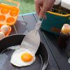 Outdoor folding frying spatula camping portable 304 stainless steel rice spatula barbecue