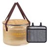 30L Outdoor folding bucket camping  portable barbecue dishwashing bucket telescopic fishing bucket