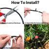 1 Set Automatic Micro Drip Irrigation Watering System Kit Hose Home Garden & Adjustable Drippers Greenhouses Potted Grows