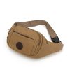 Solid Canvas Crossbody & Waist Bag