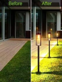 Solar Lawn Lamp Outdoor Waterproof Tungsten  Solar (Option: Tungsten wire ground lamp)