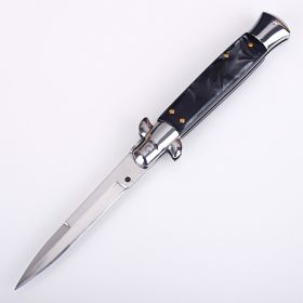 Outdoor Height Hardness Folding Knife (Color: Dark Grey)