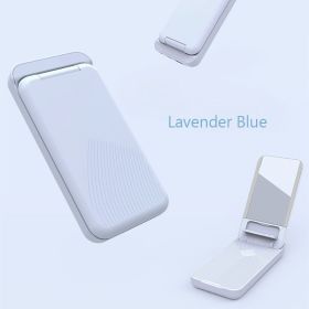 Foldable Wireless Charger 10000 MA Power Bank (Option: Lavender Blue-10000 MA)