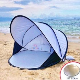 Full-automatic Folding Shelter Tent For The Beach (Option: Silver-Tide cushion)